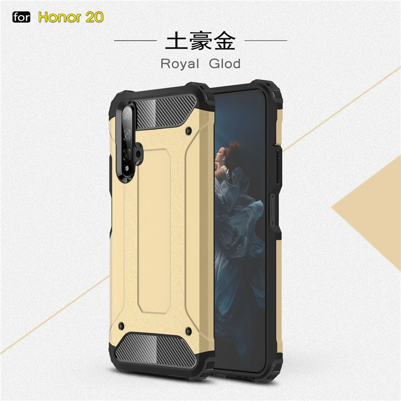 Phone Case For Huawei Nova 5T Case TPU PC Shockproof Hybrid Armor Full Cover For Huawei 5