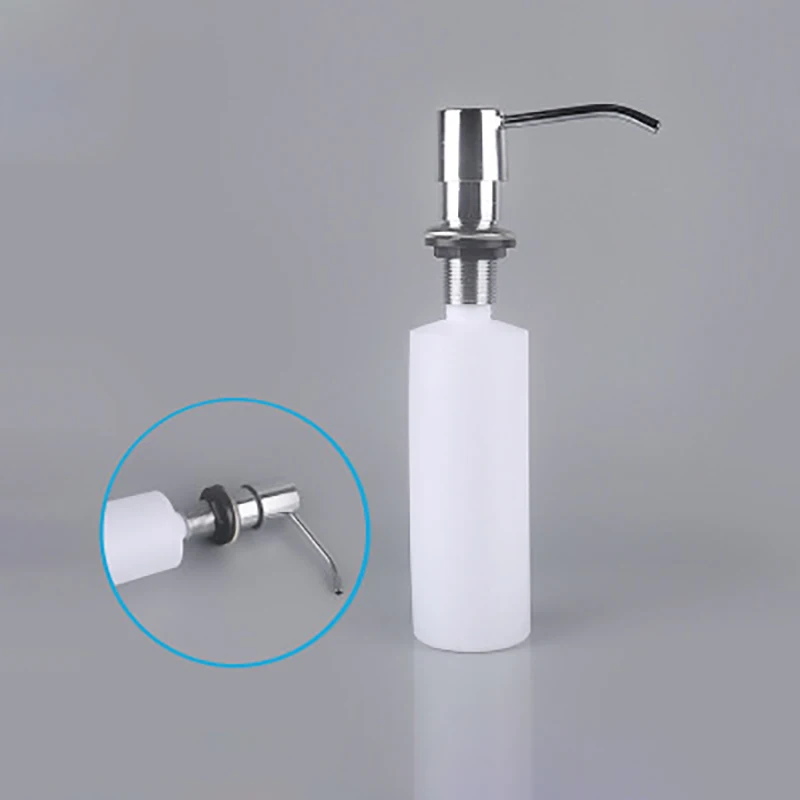 Kitchen Soap Dispenser Sink Liquid Soap Bottle Bathroom Detergent Liquid Hand Wash Soap Dispenser Pumps 300ml 4