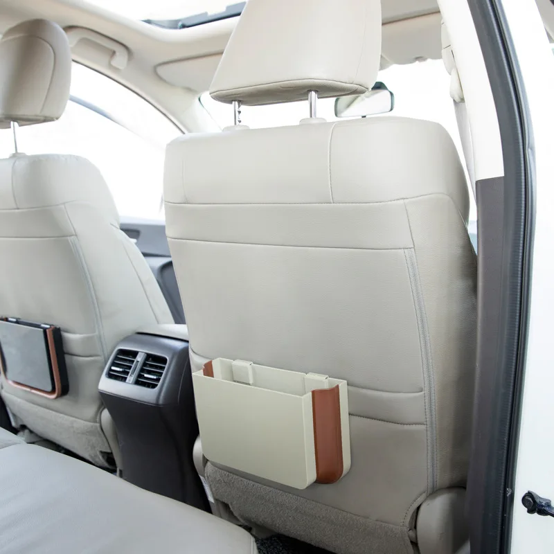 Creative Storage Car Supplies Car Mounted Garbage Can Car Foldable Storage Garbage Can Box