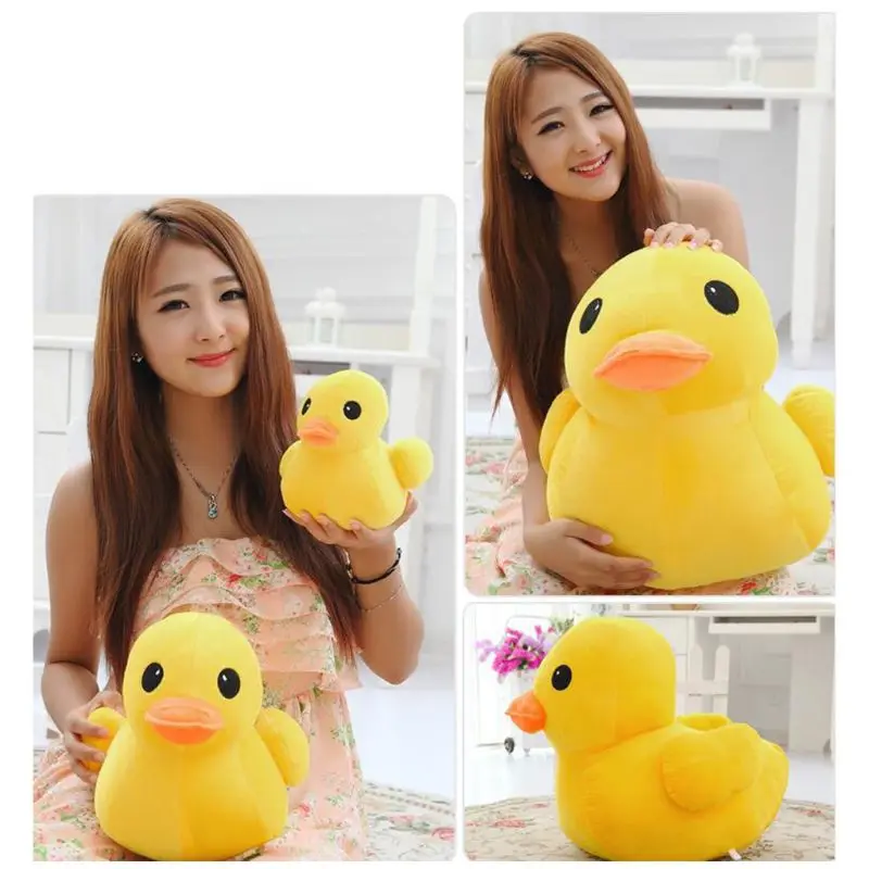 Plush Yellow Rubber Duck Toys Stuffed Animal Cushion Soft Doll Pillow Decor 20cm 