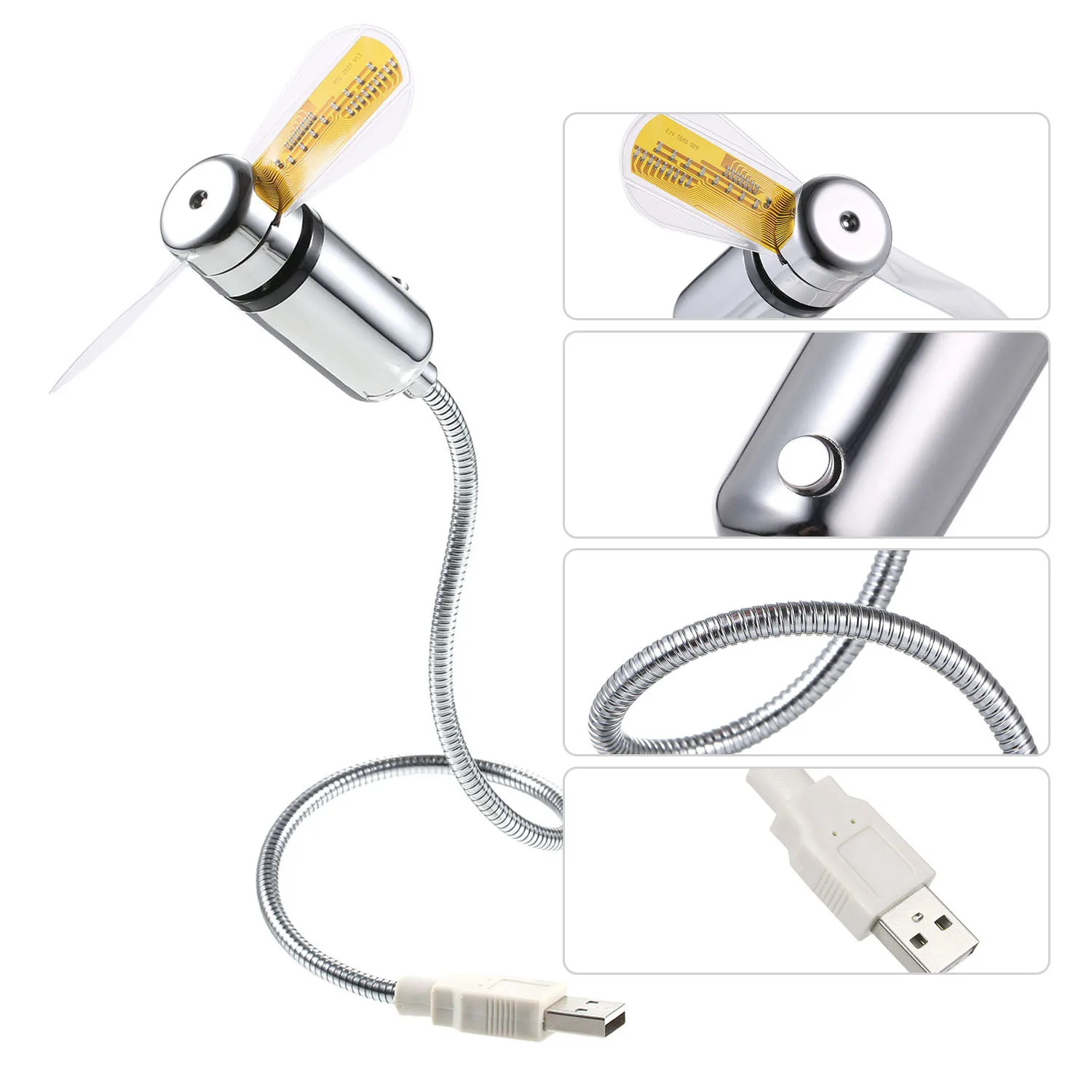 UF-211-0507USB мини часы вентилятор температуры креативный вентилятор в режиме реального времени дисплей температуры