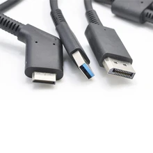 2 в 1 DP USB3.0 линия передачи данных 5 м дисплей видео кабель для Oculus Rift S VR гарнитура дисплей видео кабель Линия запасные части