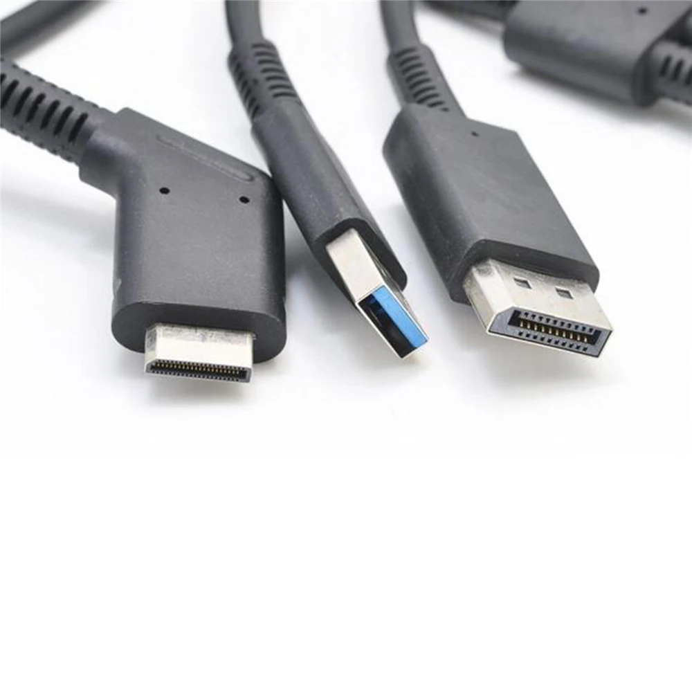 

2 in 1 DP USB3.0 Data Line 5M Display Video Cable for Oculus Rift S VR Headset Display Video Cable Line Spare Parts