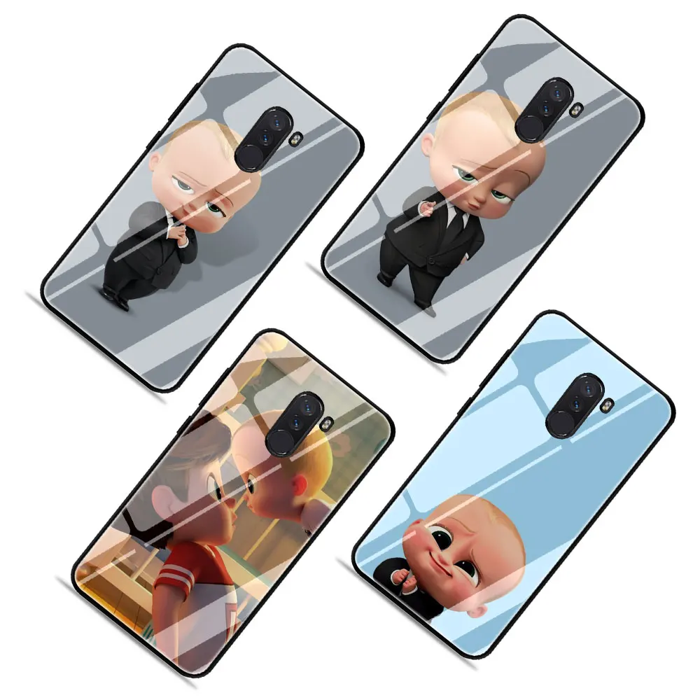 Чехол Boss Baby из закаленного стекла для Xiaomi 8 Lite A1 A2 9 Redmi Note 5 6 7 Pro 6A 4X F1