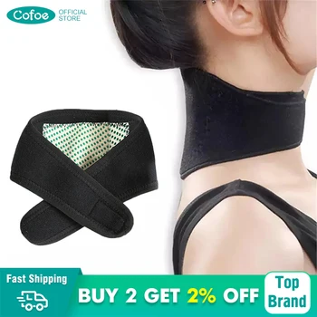 

Cofoe Self-heating Neck Brace Magnetic Therapy Neck Support Belt Pain Relief Cervical Heat Massager With Health Care