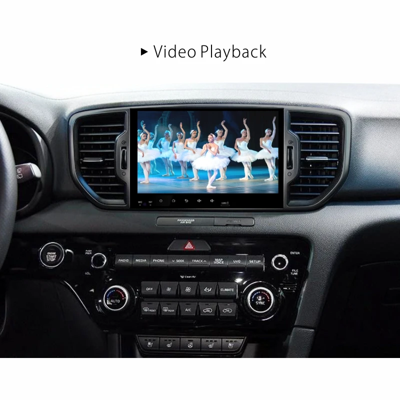 Excellent Dinpei 9" Android 9.0 Car Radio Multimedia Player for KIA sportage 2016 2017 KX5 car Radio GPS Navigation Stereo Video Mp5 Wifi 2