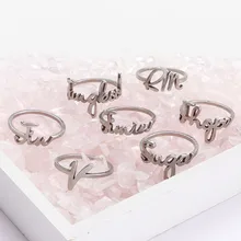 1 шт. KPOP волнистое серебряное кольцо из сплава для мужчин и женщин, модное Ювелирное кольцо, аксессуары для поклонников, украшения, подарки