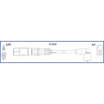 Комплект Проводов Зажигания Huco 134791 Huco арт. 134791