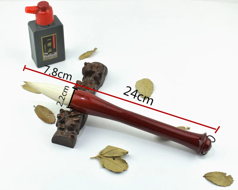 Китайская кисть для каллиграфии, Caligrafia, в форме хоппера, для рисования, для написания волка, щетка для волос, ручка, ласка, щетка для волос