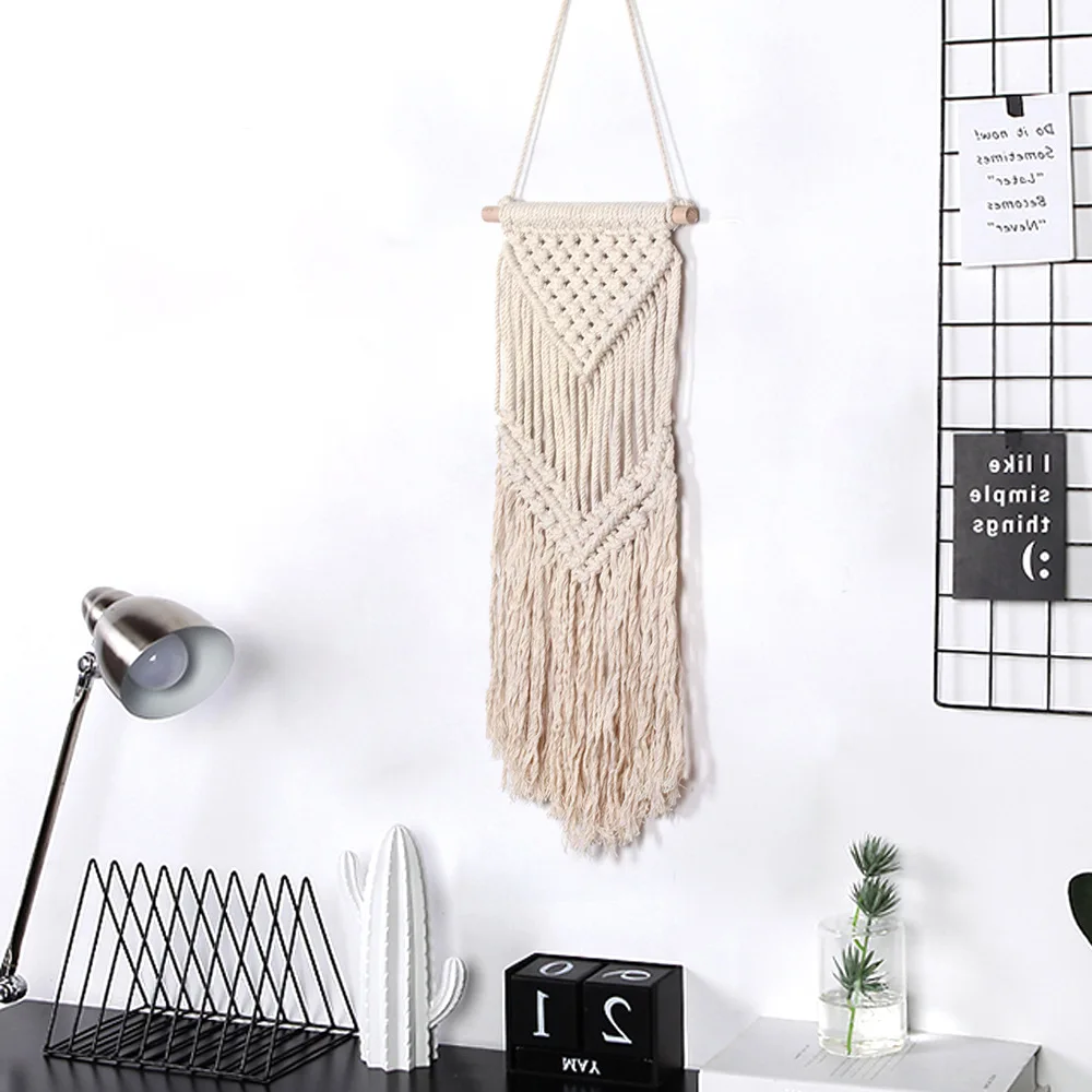 

New Style Cross Border for Furnishings Cotton Thread Weave Tapestry Simple Literature And Art Bohemian Weave Tapestry MS7281