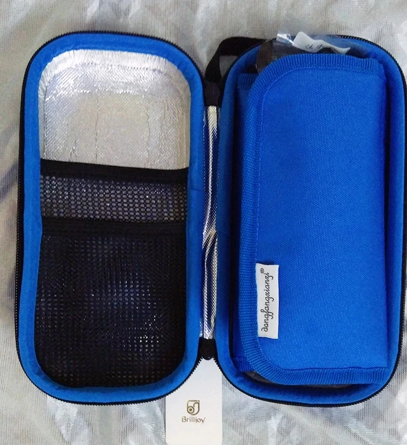 Bag, Adequado para diabéticos, Caso Viagem portátil, Cooler Pill Box