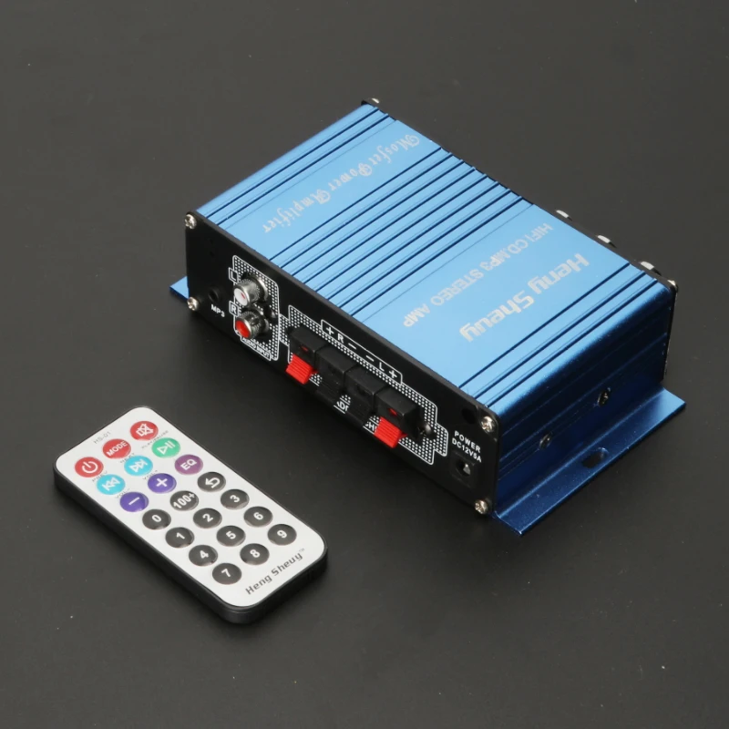 KYYSLB 30 Вт* 2 DC12V TF HS-9004 мини-усилитель мощности для автомобиля вставляется sd-карта U диск USB/MP3 маленький домашний аудиоусилитель компьютерный ТВ