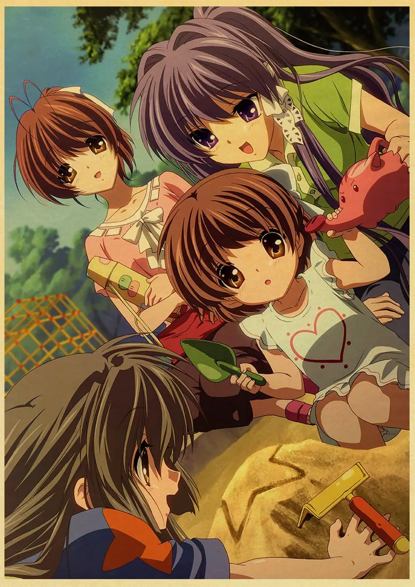  154353 Clannad After Story Anime Manga Art Art Decor Wall 16x12  Poster Print: Posters & Prints