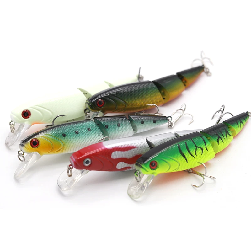 Многосекционная жесткая Рыболовная Приманка Minnow 5 шт. Swimbait 100 мм 15 г воблеры для