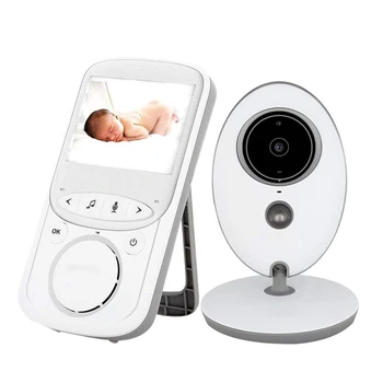 

Wireless Video Baby Monitor with Infrared Camera (2.4 Inch LCD) Two-Way o,Temperature Monitoring, Rapid Recharge Technology