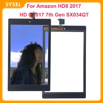 

Touch Panel For Amazon Fire HD8 HD 8 2017 7th Gen SX034QT Touch Screen Digitizer Replacement
