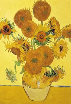 

JMINE Div 5D Van Gogh Artist Sunflower Flower Full Diamond Painting cross stitch kits art Floral 3D paint by diamonds
