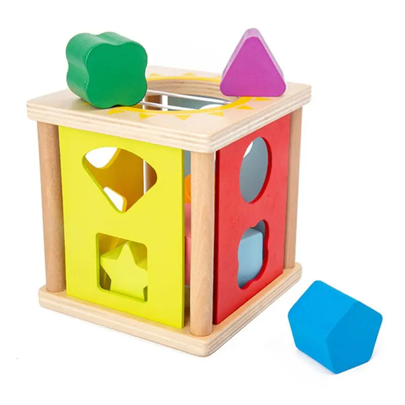 

Children Shape Matching Building Blocks Color Classification Toy Box Kids Early Education Puzzle Enlightenment Toy