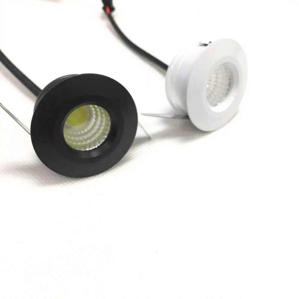 1 шт. Ac230v 3W Белый COB точечный регулируемый светодиодный светильник, энергосберегающий точечный домашний потолочный светильник, мини Встраиваемая лампа