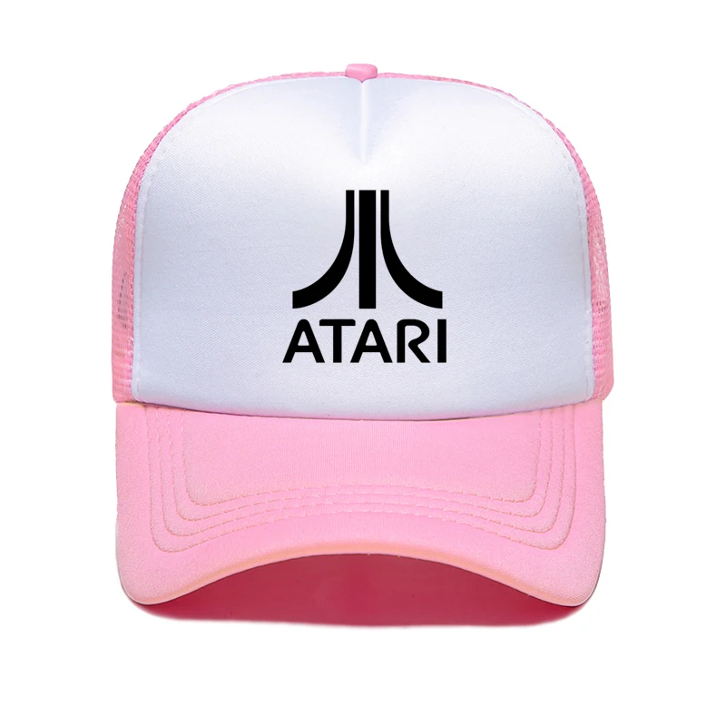 Серия Atari, бейсболка с буквами, Повседневная Регулируемая Кепка, Кепка для водителя грузовика, модная мужская и женская сетчатая Кепка - Цвет: color9