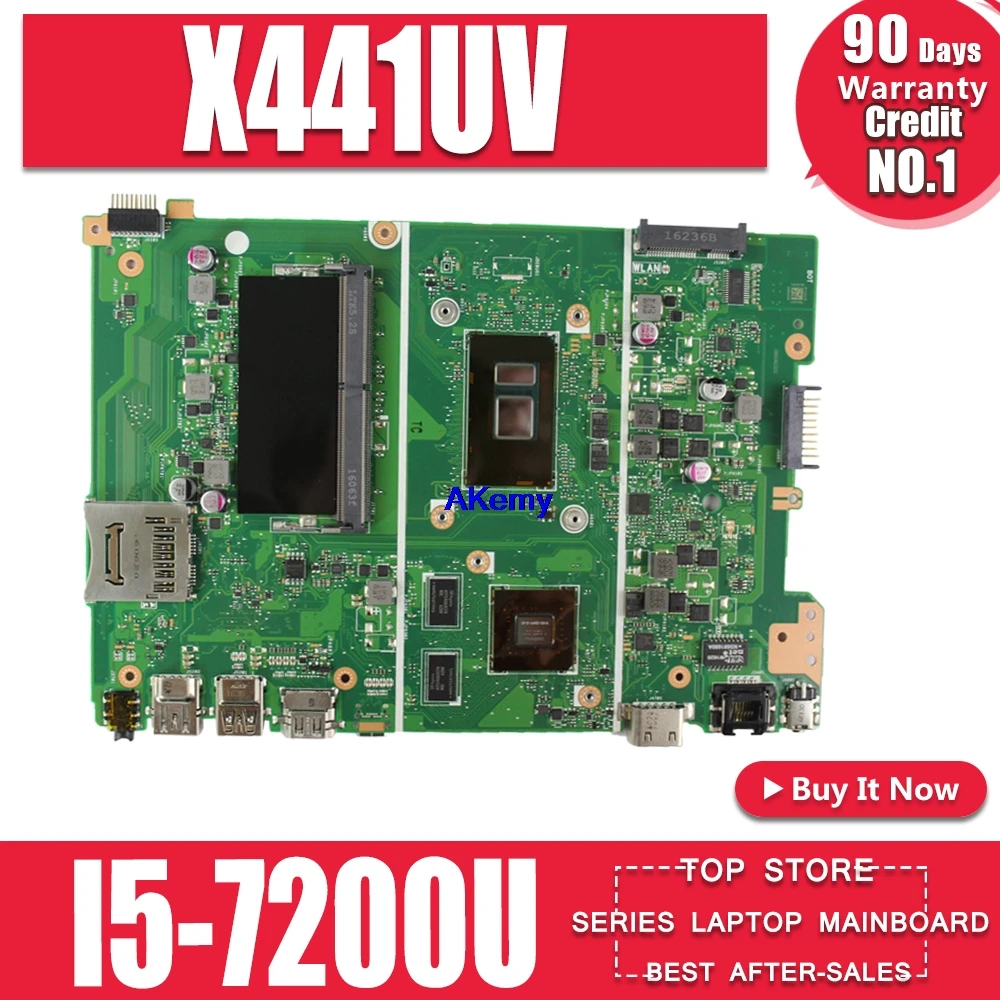 X441UV материнская плата для ASUS X441U X441UV материнская плата для ноутбуков I5-7200 PM N16S-GMR-S-A2 оригинальная материнская плата Тест ОК