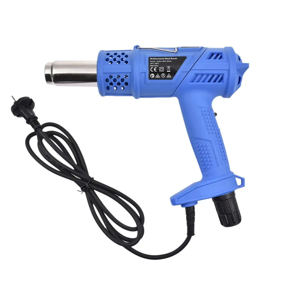 

3-in-1 Function Weeder No Gas Chemical Weed Burner 2000W Electric Lawnmower Weeder Garden Tools With 1.8M Cable 5 Nozzles