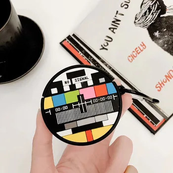 

3D Cartoon TV Earphone Case For Airpods Pro Case Wireless Bluetooth Headphone Headset Cover With Hook