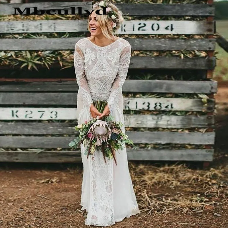 hawaiian wedding dresses with sleeves
