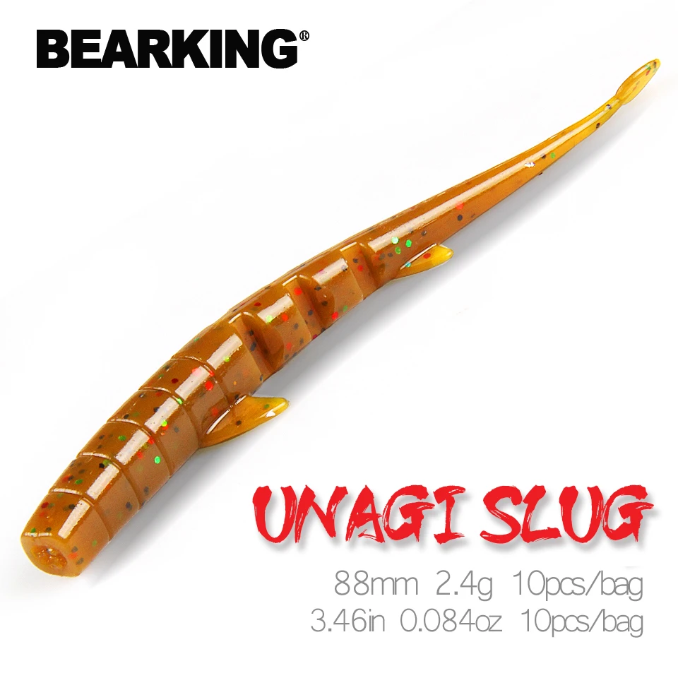Рыболовная искусственная приманка BEARKING UNAGI мягкая рыболовная 88 мм 2 4 г