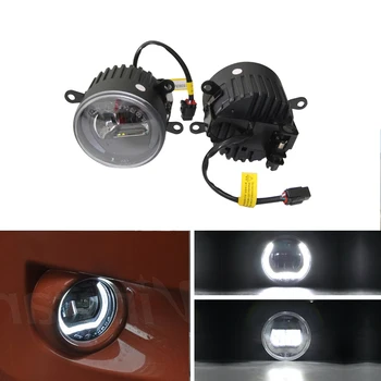 

E4 E-Mark Front Auto Led Fog Assembly Kits W/ Guide DRL Halo For Opel Astra H GTC Corsa D Zafira B Vectra C Astra G Meriva A