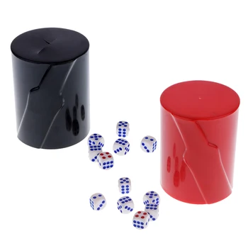 

Dice Guessing Game Set Beer Shaped Dice Cup Shaker with 6pc Digital Dice