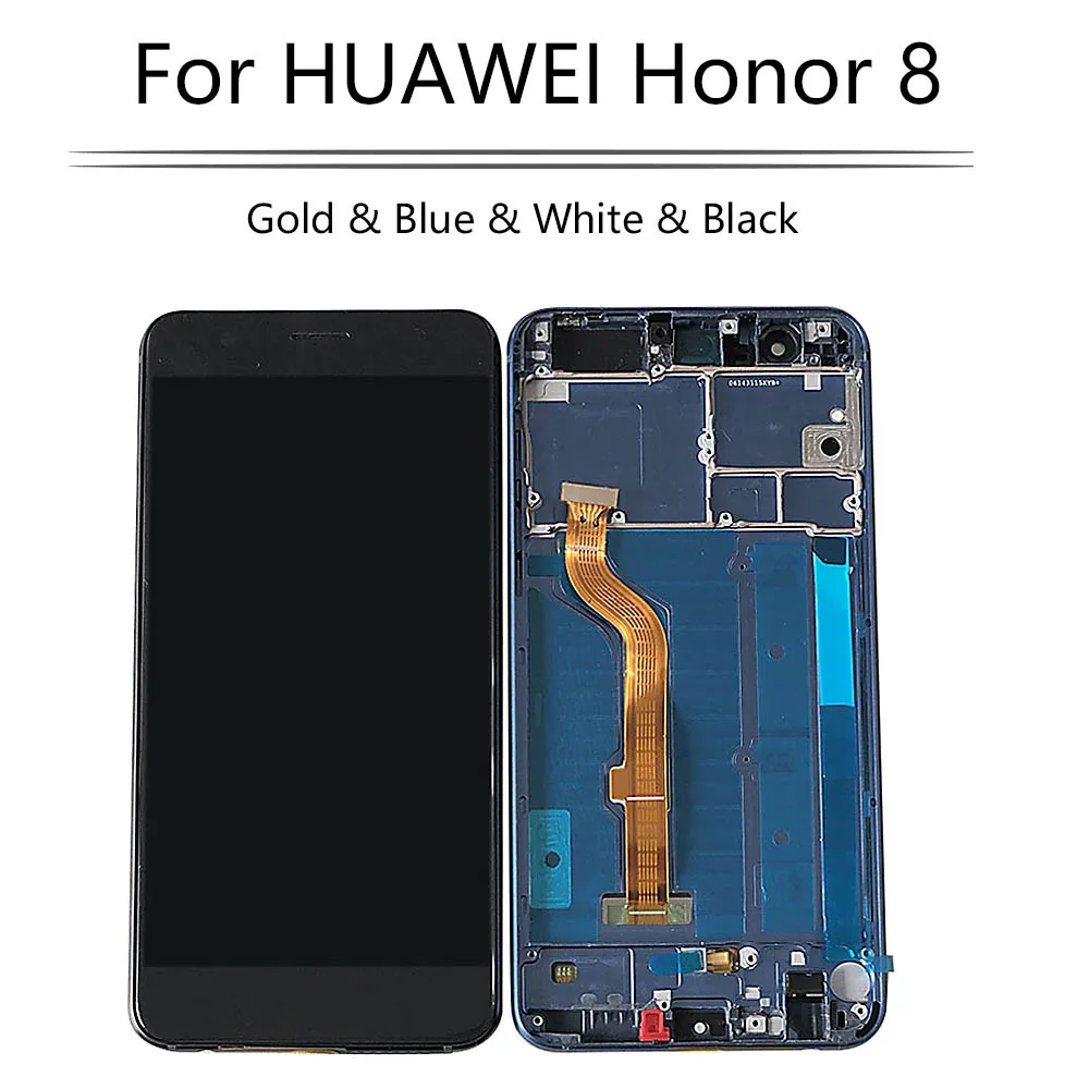5," для HUAWEI Honor 8 ЖК сенсорный экран с рамкой дигитайзер Замена для HUAWEI Honor 8 дисплей FRD L19 L09 L14 ЖК