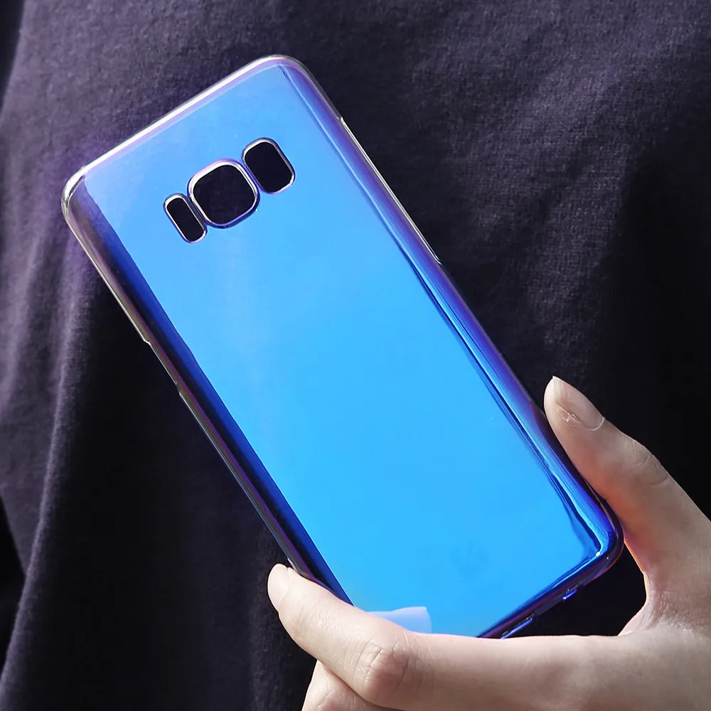 FLOVEME Blue Ray чехол для телефона Samsung S8 S9 Plus Жесткий Чехол Note 9 Galaxy S6 S7 Edge Обложка