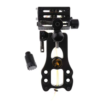 

5 Pin Archery Bow Sight Micro Adjust with Adjustable LED Sight Light Optical Fiber LED Bow Sight Arrow Thread Light
