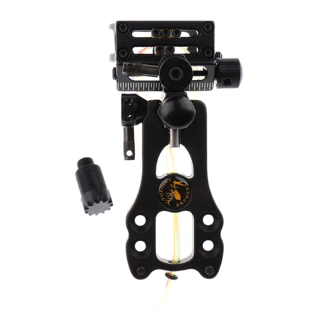  US $50.47 Archery Sight Micro Adjust with Adjustable Sight Light Optical Fiber Sight 