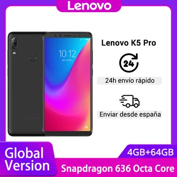 

Original Global Version Lenovo K5 Pro 4GB RAM 64GB Snapdragon 636 Octa Core Four Cameras 5.99 inch 4G LTE Smartphone