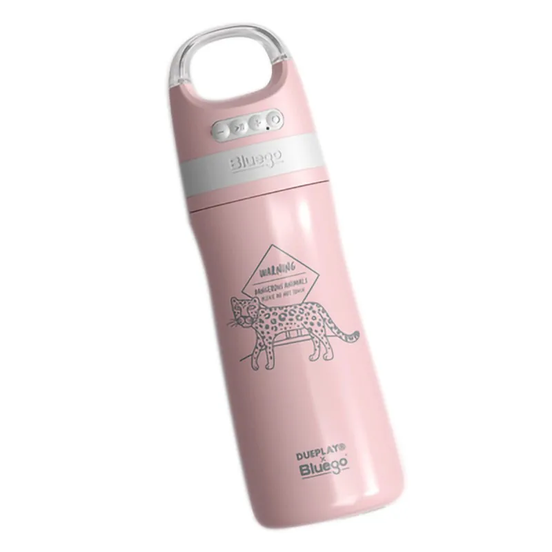 

Newly Design Water Vacuum Bottle Bluetooth Speaker Waterproof IPX6 Stainless Steel Wireless Subwoofer