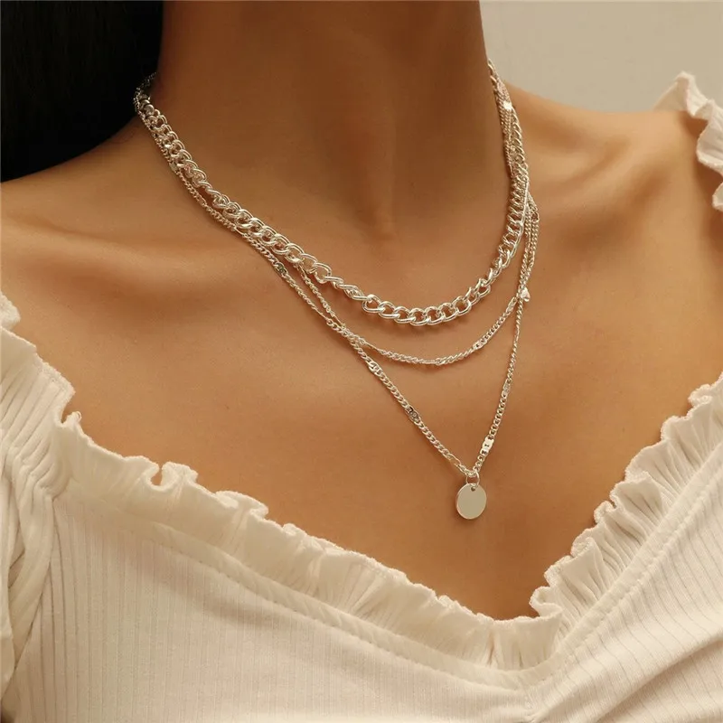 Long Gold Chain Necklaces Women  Vintage Fashion Long Chain - Fashion Gold  Color - Aliexpress