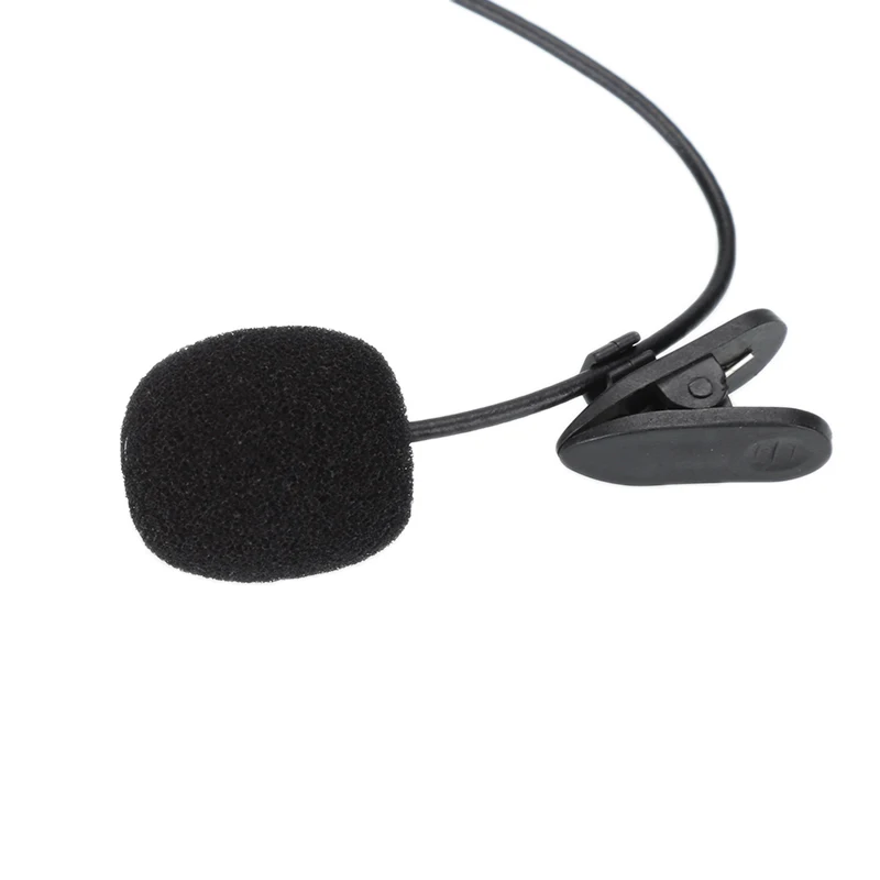 Portable Professional Grade Lavalier Microphone 3.5mm Jack Hands