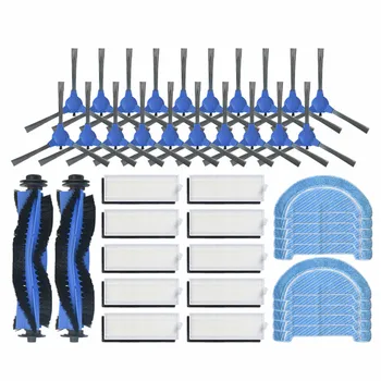 

Side Brushes Roller Brush HEPA Filters Cleaning Rags for Conga Robot 1090 Replacement Sweeping Robot Vacuum Cleaner Spare Parts
