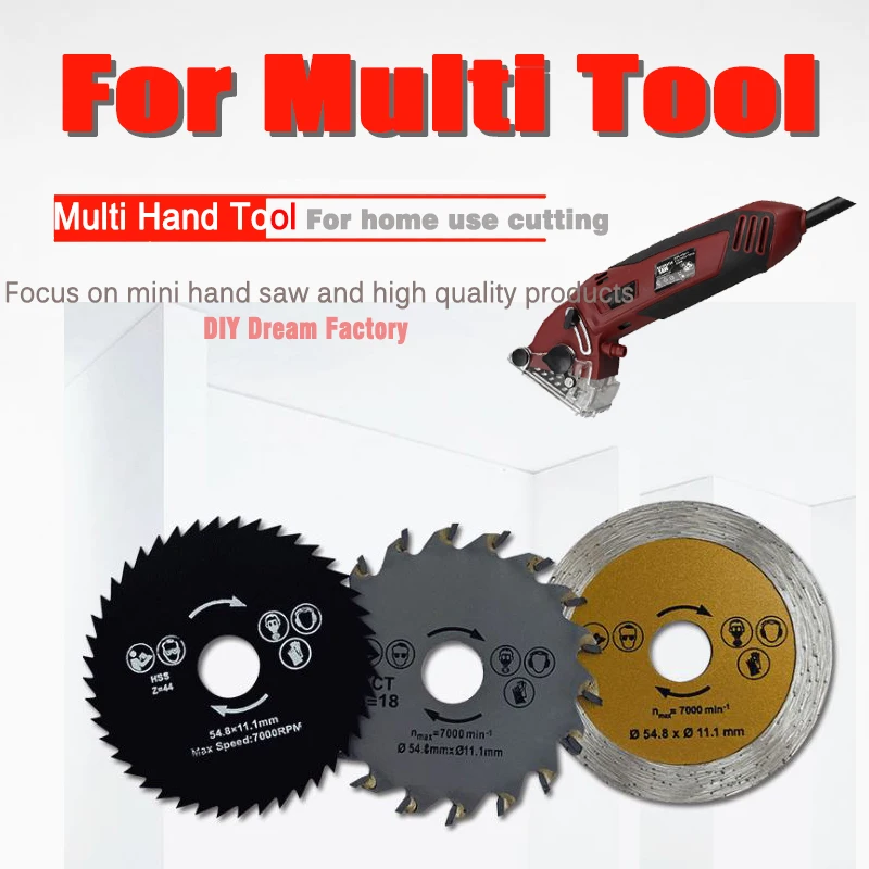 2SETS 54.8mm Outside Dremel Hss Saw Blade For Rotating Tools, Cutting