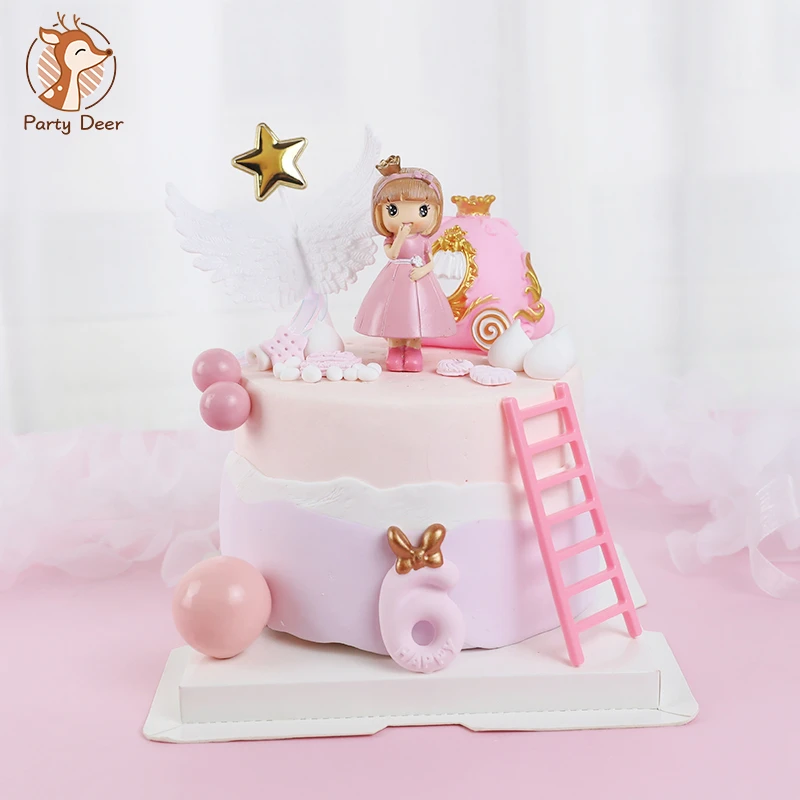 Pink Castle Girl Bow Little Princess Pumpkin Car Girl S Happy Birthday Cake Topper Kid Party Supplies Pink Love Gifts Cake Decorating Supplies Aliexpress Pink Castle Girl Bow Little Princess Pumpkin Car Girl S Happy Birthday Cake Topper Kid Party Supplies Pink Love Gifts Cake Decorating Supplies Aliexpress