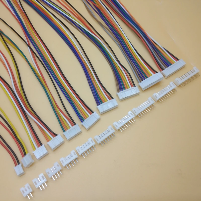 

20 Sets PH 2.0mm JST 2/3/4/5/6/7/8/9/10/12P Pin Female Wire Straight Plug L:200mm