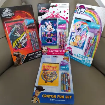 

crayon fun set self inking stamps activity pad 20 drawing painting kids toys child gift mickey minnie