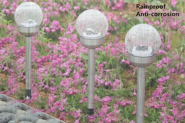 Электронная коммерция новые продукты уличные солнечные лампы для дома лужайка, чтобы вставить перила балкона Стигма-лампа Цветочная терраса фермы вам декорирование