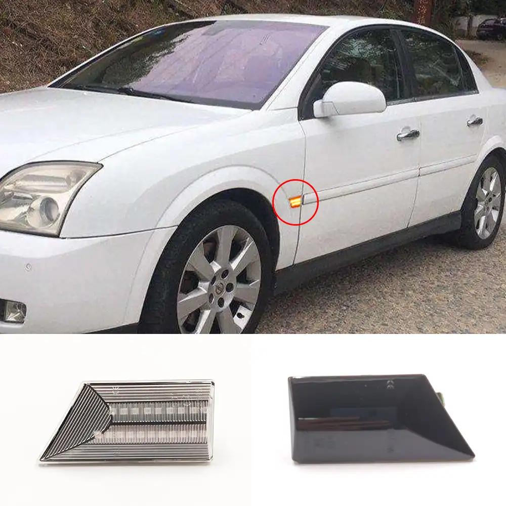 2 шт. светодиодный ные Автомобильные фары для Opel Signum Vectra C 2003 2008 указатели поворота