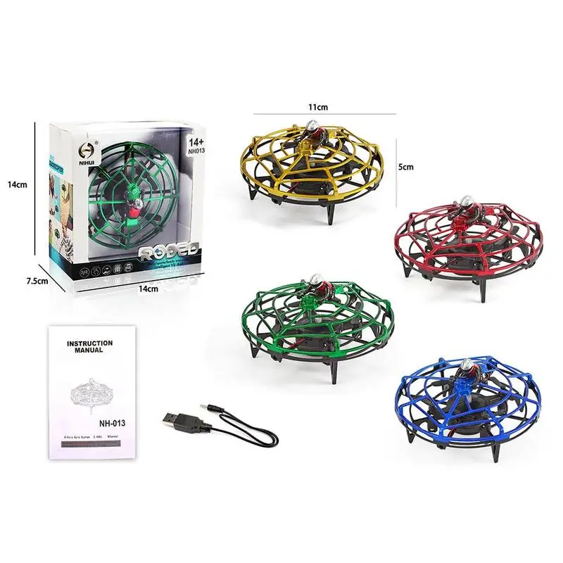 

Gesture-sensing Flying Saucer Four-axis Sensing Rider Throws Plane Children's Toy Boy Gift