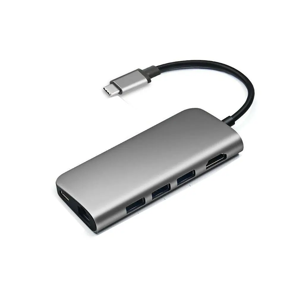 Тип-c USB-C концентратор адаптер двойной USB 3,0 Порт Thunderbolt 3 для MacBook Pro
