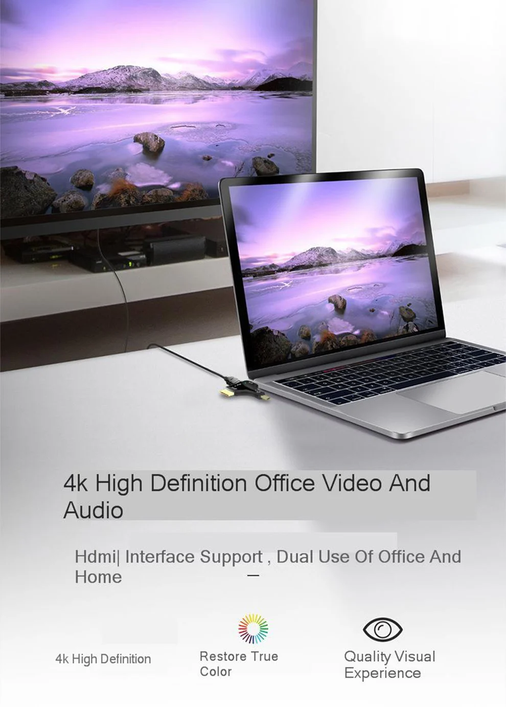 SeenDa Mini DP штекер HDMI Женский адаптер HDMI для DP порт передачи Hdmi1.4 4k* 2k три-в-одном адаптер конвертер