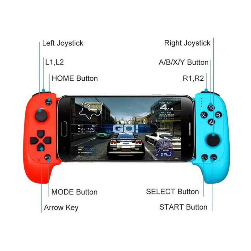 Wireless Bluetooth-compatible Game Controller Saitake Telescopic Gamepad Joystick For Samsung/Huawei Android IOS IPhone New